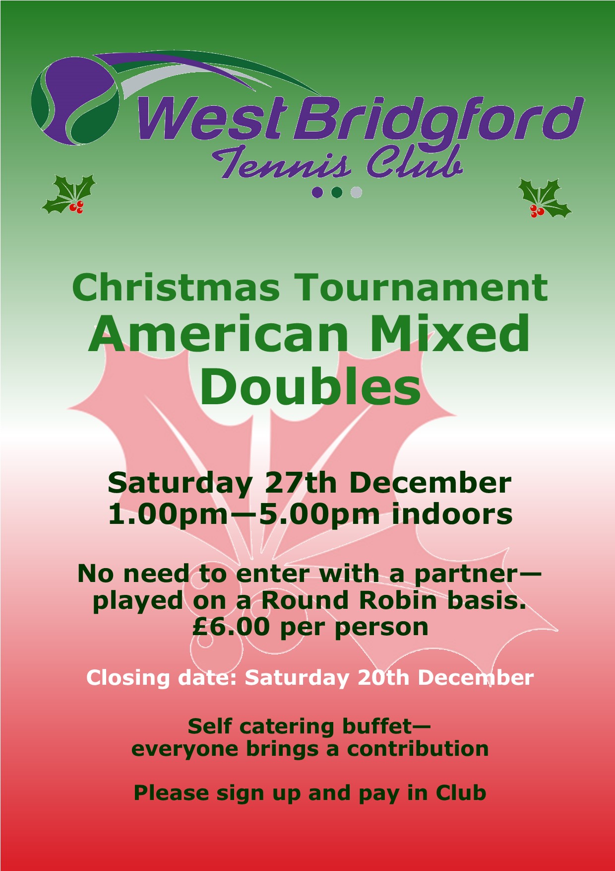 Christmas American Doubles